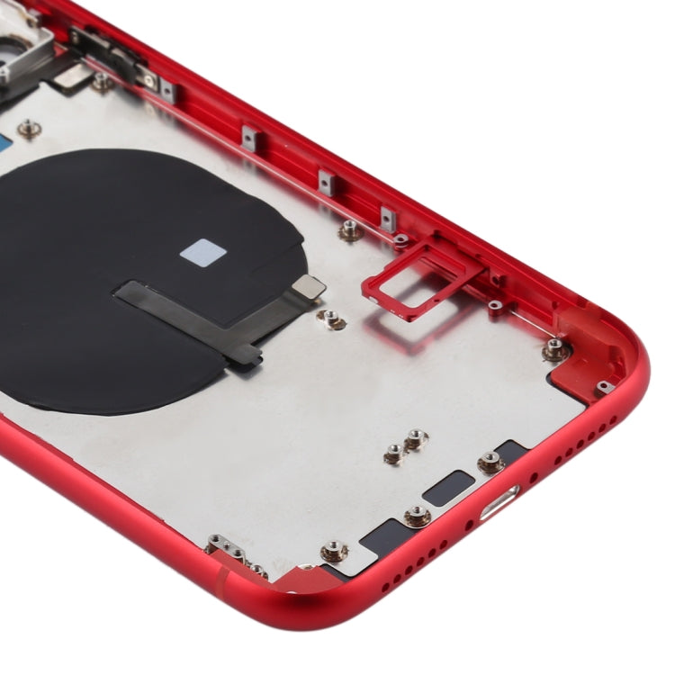 Battery Back Cover (with Side Keys & Card Tray & Power + Volume Flex Cable & Wireless Charging Module) for iPhone 11