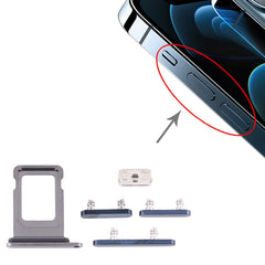 SIM Card Tray + Side Keys for iPhone 12 Pro, For iPhone 12 Pro (Single card)