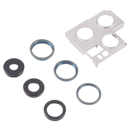 Camera Lens Cover With Retaining Bracket for iPhone 13 Pro Max(Graphite)