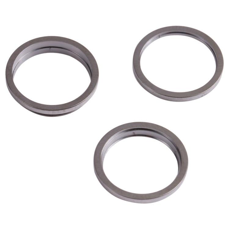 3 PCS Rear Camera Glass Lens Metal Outside Protector Hoop Ring for iPhone 13 Pro Max, For iPhone 13 Pro Max