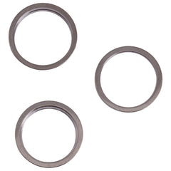 3 PCS Rear Camera Glass Lens Metal Outside Protector Hoop Ring for iPhone 13 Pro Max, For iPhone 13 Pro Max