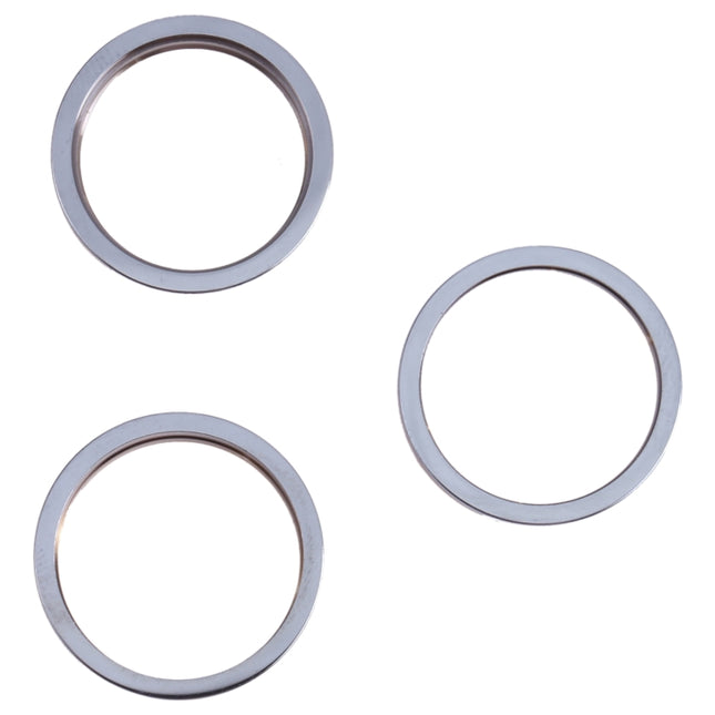 3 PCS Rear Camera Glass Lens Metal Outside Protector Hoop Ring for iPhone 13 Pro Max, For iPhone 13 Pro Max