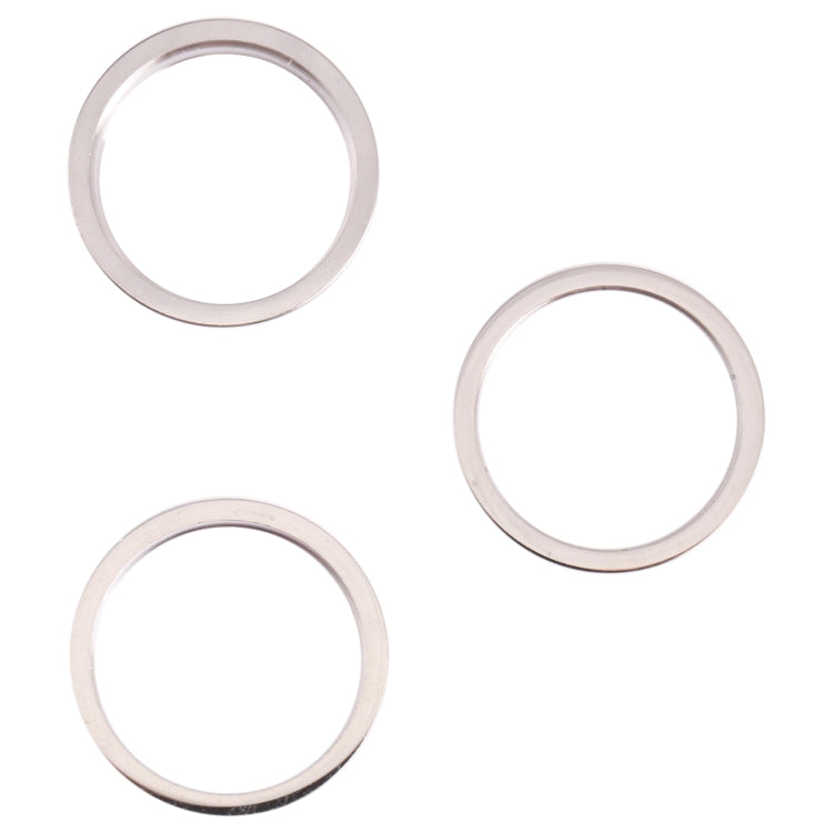 3 PCS Rear Camera Glass Lens Metal Outside Protector Hoop Ring for iPhone 13 Pro Max, For iPhone 13 Pro Max