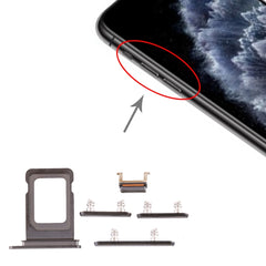 SIM Card Tray + Side Key for iPhone 11 Pro / 11 Pro Max, For iPhone 11 Pro(Single card)
