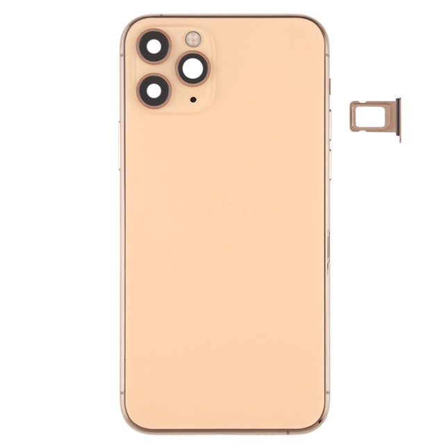 Battery Back Cover (with Side Keys & Card Tray & Power + Volume Flex Cable & Wireless Charging Module) for iPhone 11 Pro Max, For ip11 Pro Max, For iPhone 11 Pro Max