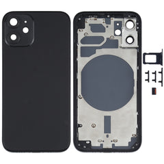 Back Housing Cover with SIM Card Tray & Side  Keys & Camera Lens for iPhone 12 mini(Green), For iPhone 12 mini, For iPhone 12 mini(Purple)