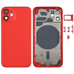 Back Housing Cover with SIM Card Tray & Side  Keys & Camera Lens for iPhone 12 mini(Green), For iPhone 12 mini, For iPhone 12 mini(Purple)