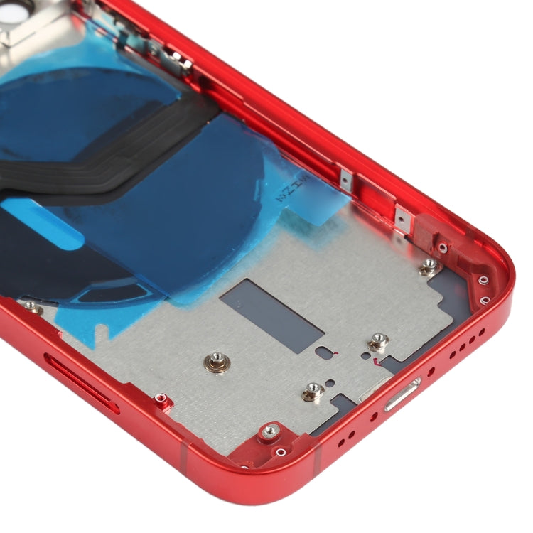 Battery Back Cover (with Side Keys & Card Tray & Power + Volume Flex Cable & Wireless Charging Module) for iPhone 12 Mini