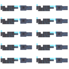 10 Sets Motherboard Heat Sink Sticker for iPhone 12 mini, For iPhone 12 mini