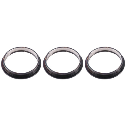3 PCS Rear Camera Glass Lens Metal Protector Hoop Ring for iPhone 12 Pro Max, For iPhone 12 Pro Max