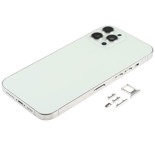 Back Housing Cover with SIM Card Tray & Side keys & Camera Lens for iPhone 12 Pro Max