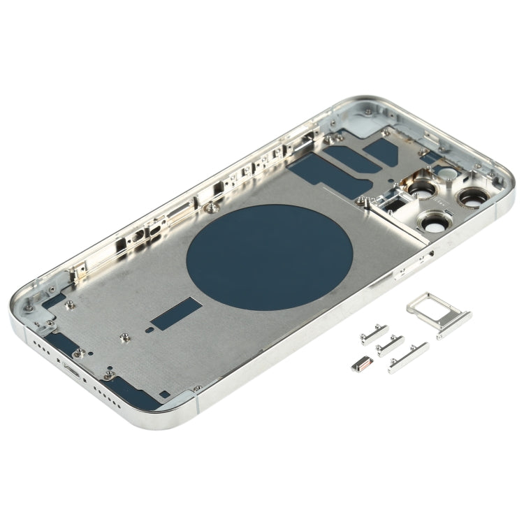Back Housing Cover with SIM Card Tray & Side keys & Camera Lens for iPhone 12 Pro Max