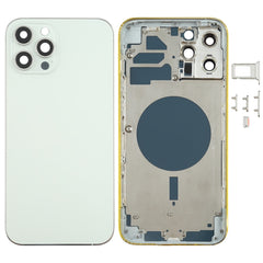 Back Housing Cover with SIM Card Tray & Side keys & Camera Lens for iPhone 12 Pro Max
