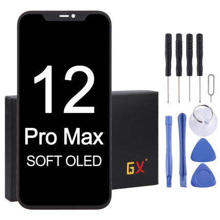 GX Soft OLED Screen For iPhone 12 Pro Max, For iPhone 12 Pro Max(Soft OLED)