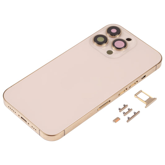 Back Housing Cover with SIM Card Tray & Side  Keys & Camera Lens for iPhone 13 Pro, For iPhone 13 Pro(with SIM Card Tray), For iPhone 13 Pro (with SIM Card Tray), For iPhone 13 Pro