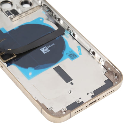 For iPhone 13 Pro Max Battery Back Cover with Side Keys & Card Tray & Power + Volume Flex Cable & Wireless Charging Module