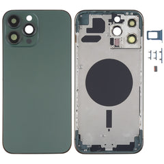 Back Housing Cover with SIM Card Tray & Side  Keys & Camera Lens for iPhone 13 Pro Max, For iPhone 13 Pro Max(with SIM Card Tray), For iPhone 13 Pro Max (with SIM Card Tray), For iPhone 13 Pro Max