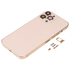 Back Housing Cover with SIM Card Tray & Side  Keys & Camera Lens for iPhone 13 Pro Max, For iPhone 13 Pro Max(with SIM Card Tray), For iPhone 13 Pro Max (with SIM Card Tray), For iPhone 13 Pro Max