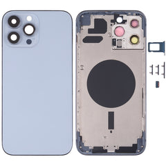 Back Housing Cover with SIM Card Tray & Side  Keys & Camera Lens for iPhone 13 Pro Max, For iPhone 13 Pro Max(with SIM Card Tray), For iPhone 13 Pro Max (with SIM Card Tray), For iPhone 13 Pro Max