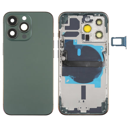 For iPhone 13 Pro Battery Back Cover with Side Keys & Card Tray & Power + Volume Flex Cable & Wireless Charging Module, For iPhone 13 Pro(Assembly)