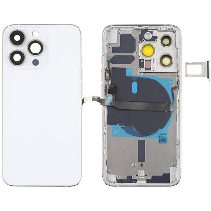 For iPhone 13 Pro Battery Back Cover with Side Keys & Card Tray & Power + Volume Flex Cable & Wireless Charging Module, For iPhone 13 Pro(Assembly)