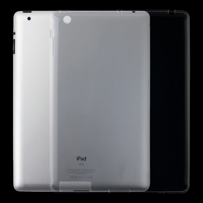 Für iPad 4/3/2 3mm stoßfeste transparente Schutzhülle, für iPad 4/3/2