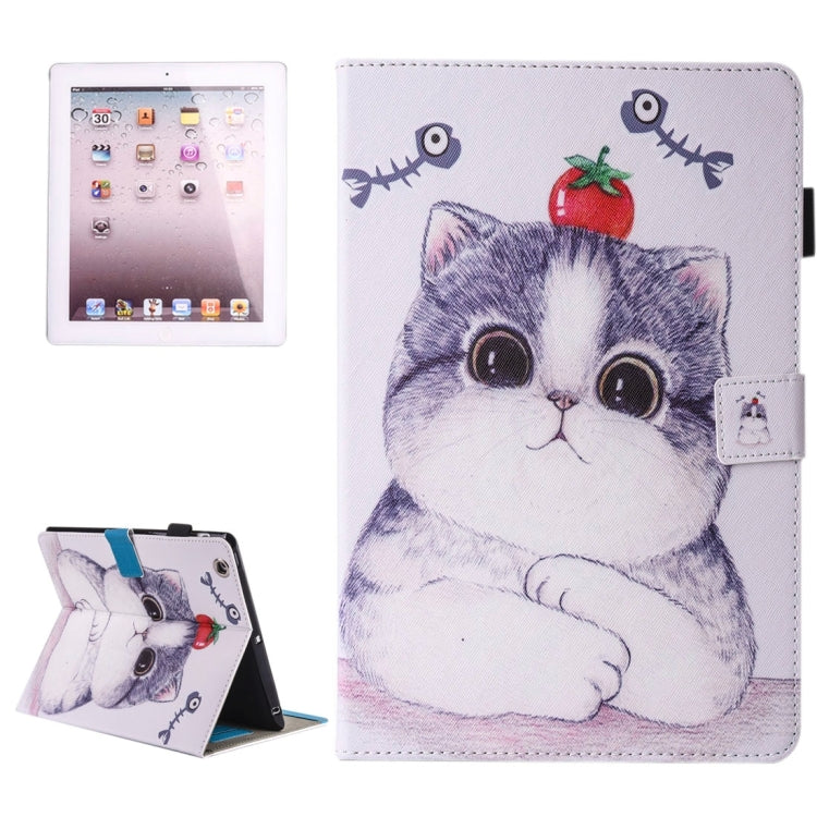 For iPad 4 / 3 / 2  Horizontal Flip Leather Case with Holder & Wallet & Card Slots & Pen Slot, For iPad 4 / 3 / 2, iPad 4 / 3 / 2