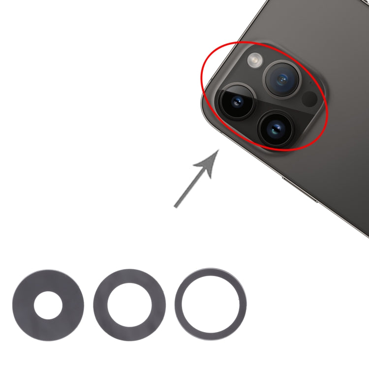 For iPhone 14 Pro Max / 14 Pro Back Camera Lens, For iPhone 14 Pro Max / 14 Pro