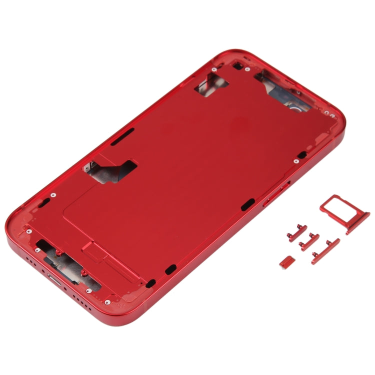 For iPhone 14 Battery Back Cover with Middle Frame / Side Keys