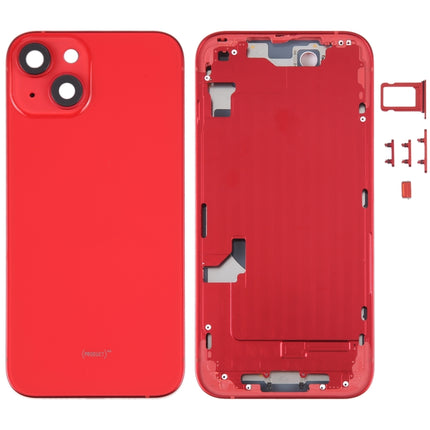 For iPhone 14 Battery Back Cover with Middle Frame / Side Keys