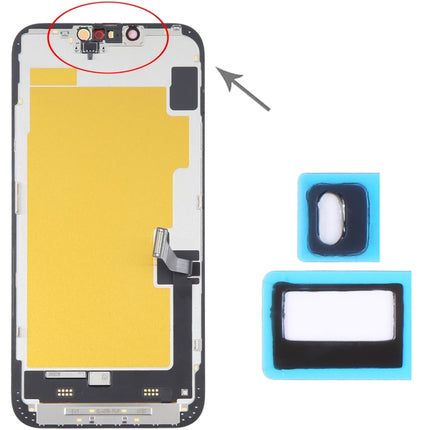 100/Set Front Camera LCD Light Sensor Back Sticker for iPhone 14 / 14 Plus