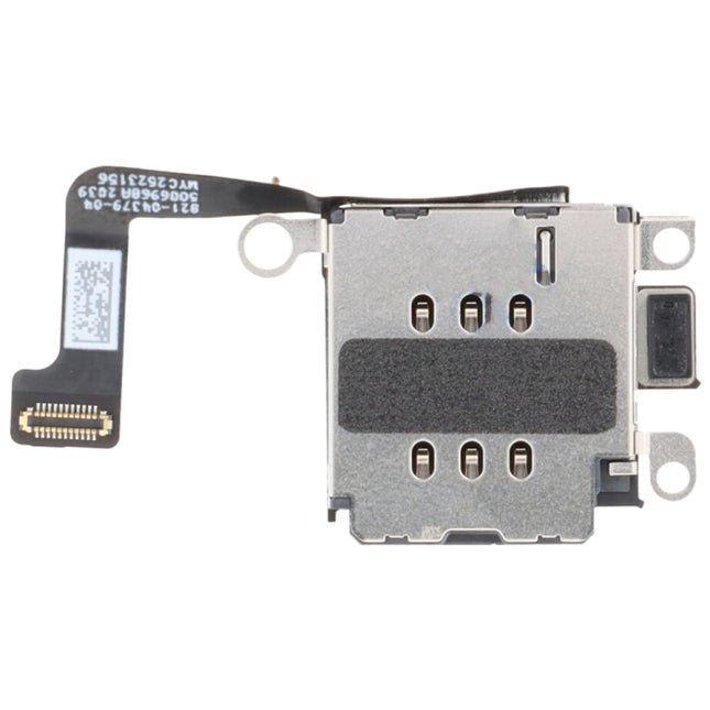 For iPhone 15 Plus Double SIM Card Holder Socket with Flex Cable, For iPhone 15 Plus (Double SIM)
