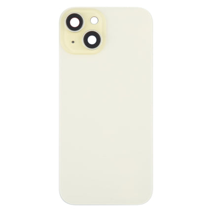 For iPhone 15 Battery Back Cover with Camera Lens Cover + MagSafe Magnet, For iPhone 15 (with MagSafe)