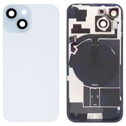 For iPhone 15 Glass Battery Back Cover with Flash Bracket + Wireless Charging Module, For iPhone 15