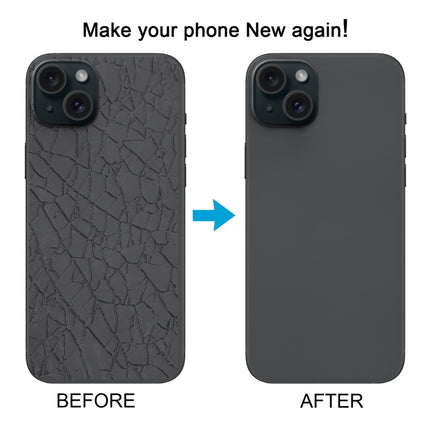 For iPhone 15 Glass Battery Back Cover with Flash Bracket + Wireless Charging Module, For iPhone 15