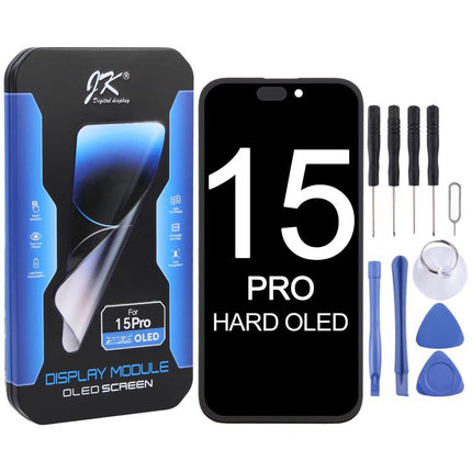 JK Hard OLED Screen For iPhone 15 Pro, For iPhone 15 Pro