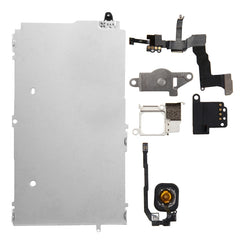 6 in 1 for iPhone 5s LCD Repair Accessories Part Set, For iPhone 5s (Black), For iPhone 5s (White)