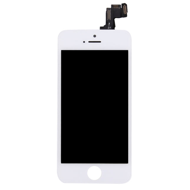 LCD Screen with Front Camera for iPhone 5S, 4 in 1 for i5s White