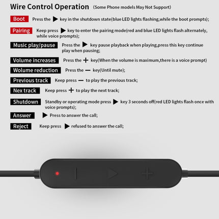 Cable de actualización Bluetooth de alta fidelidad a prueba de agua KZ para auriculares KZ ZSN, auriculares KZ ZSN (negro)