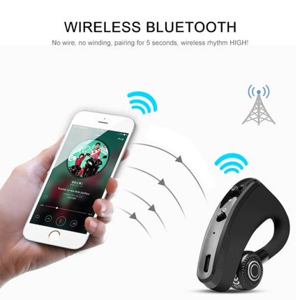 Auriculares inalámbricos Bluetooth V9 Business manos libres CSR 4.1 con micrófono para conductores deportivos