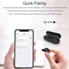 Q1 TWS Bluetooth 5.0 Binaural Stereo Wireless Sports Bluetooth Earphone