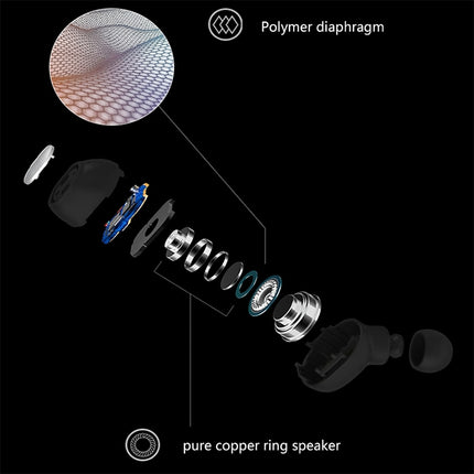 Q3 TWS Bluetooth 5.0 Binaural Stereo Automatische Anpassung Drahtloser Bluetooth-Kopfhörer