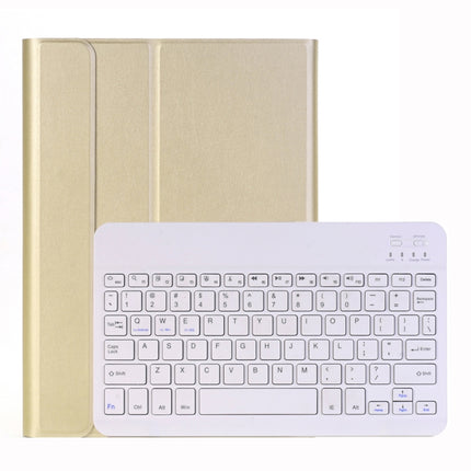 A102 For iPad 10.2 inch Ultra-thin Detachable Bluetooth Keyboard Leather Tablet Case with Stand Function, Rose Gold, Black, Dark Blue, Gold