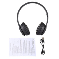 P47 Foldable Wireless Bluetooth Headphone with 3.5mm Audio Jack, Support MP3 / Call, P47 Black, P47 Blue, P47 Red, P47 White, P47 Green