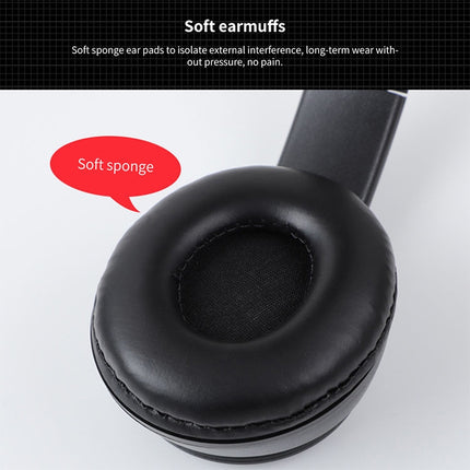 Auriculares inalámbricos plegables Bluetooth P47 con conector de audio de 3,5 mm, compatible con MP3/llamadas, P47 negro, P47 azul, P47 rojo, P47 blanco, P47 verde