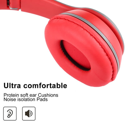 P47 Foldable Wireless Bluetooth Headphone with 3.5mm Audio Jack, Support MP3 / Call, P47 Red, P47 White, P47 Green, P47 Black, P47 Blue