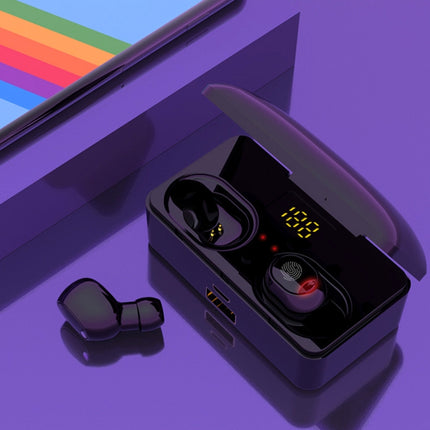 G10 TWS Bluetooth 5.0 Wireless Bluetooth Earphone with Charging Box, Support Digital Display & HD Call & Power Bank, G10