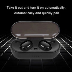 TWS-4 IPX5 Waterproof Bluetooth 5.0 Touch Wireless Bluetooth Earphone with Charging Box, Support HD Call & Voice Prompts, TWS-4