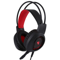 HAMTOD V1000 Dual-3.5mm Plug Interface Gaming Headphone Headset with Mic & LED Light, Cable Length: 2.1m