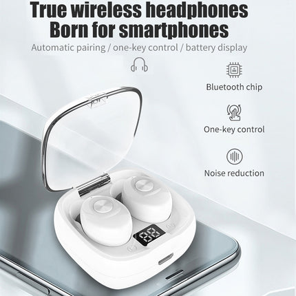 XG-8 TWS Digital Display Touch Bluetooth Earphone with Magnetic Charging Box